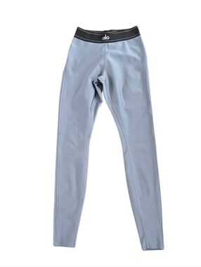 Alo Yoga Gray Blue Airlift High-Rise Leggings Size S